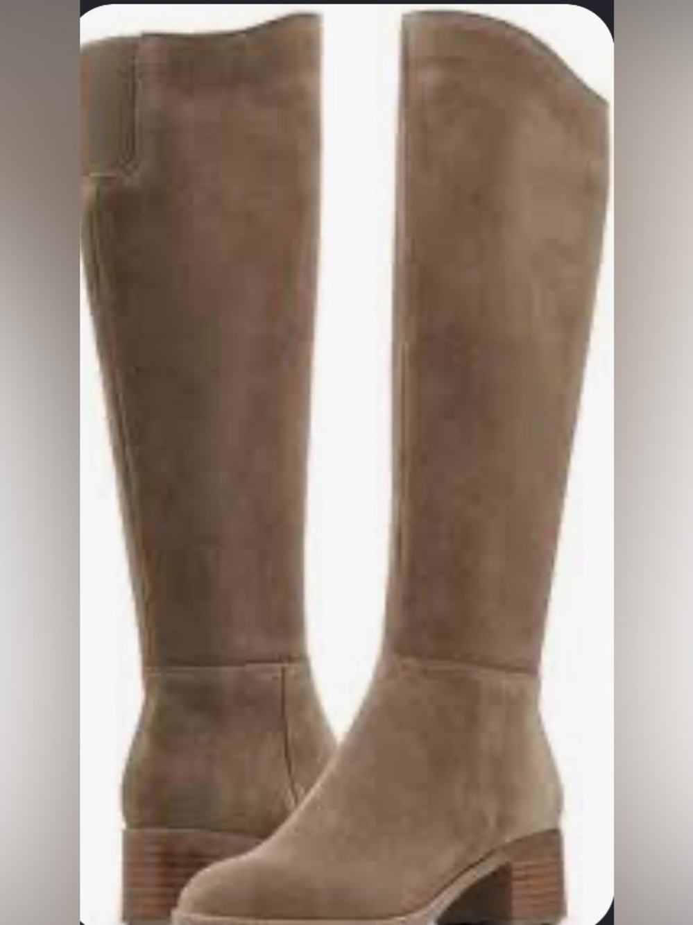 Blondo Tall Suede-Knee High Waterproof Boots - Taupe Brown